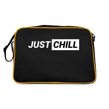 Just Chill ! - Sac Retro - noir/or - Dos
