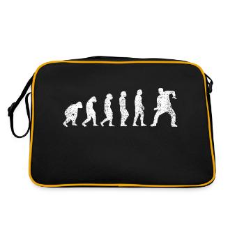 Breakdance Dancer Dance Sport Gift Dancing - Retro Bag - black/gold - Back