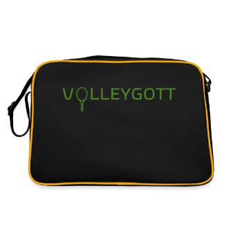 Volley dieu vert - Sac Retro - noir/or - Dos