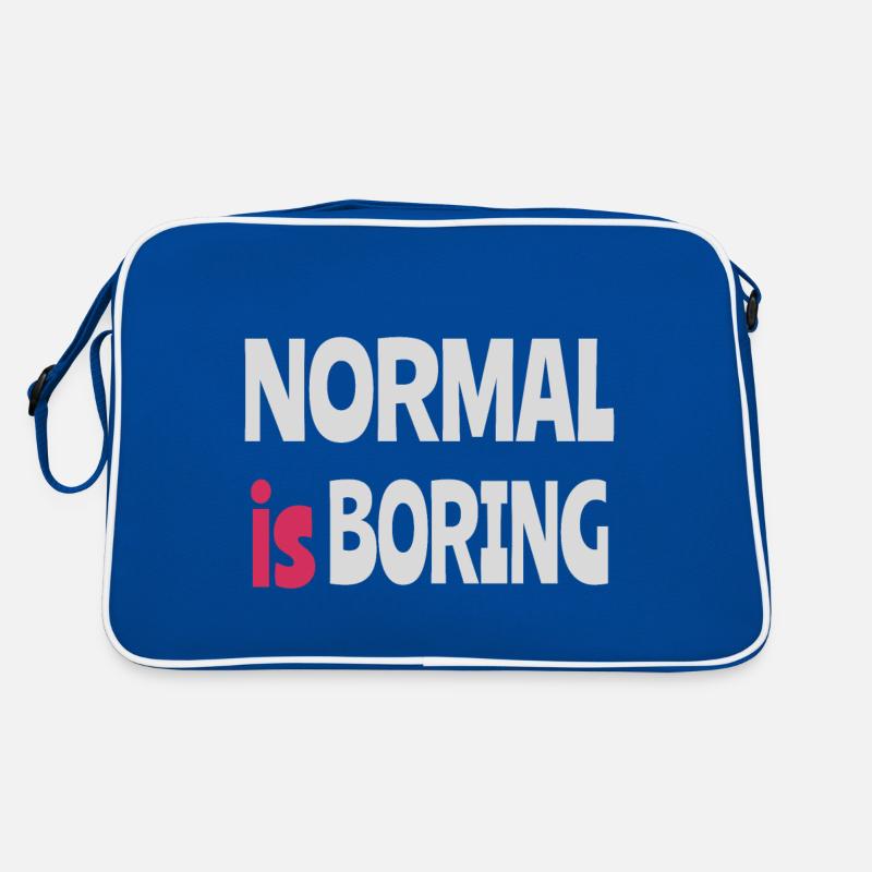 Normal est ennuyeux Sac Retro