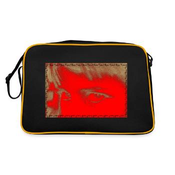 I See You - Retro Bag - black/gold - Back