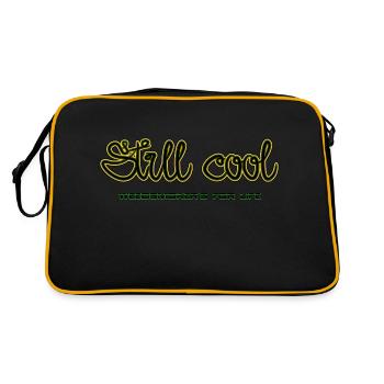 Still cool - Retro Tasche - Schwarz/Gold - Hinten