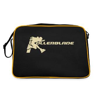 Roller blade silhouette light - Retro Bag - black/gold - Back