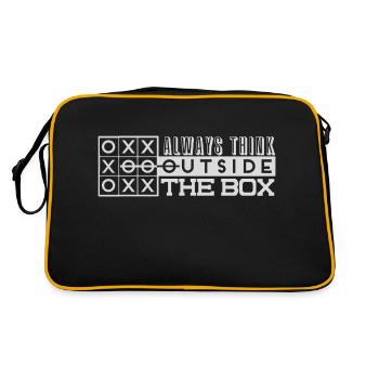 Sortez des sentiers battus - Sac Retro - noir/or - Dos