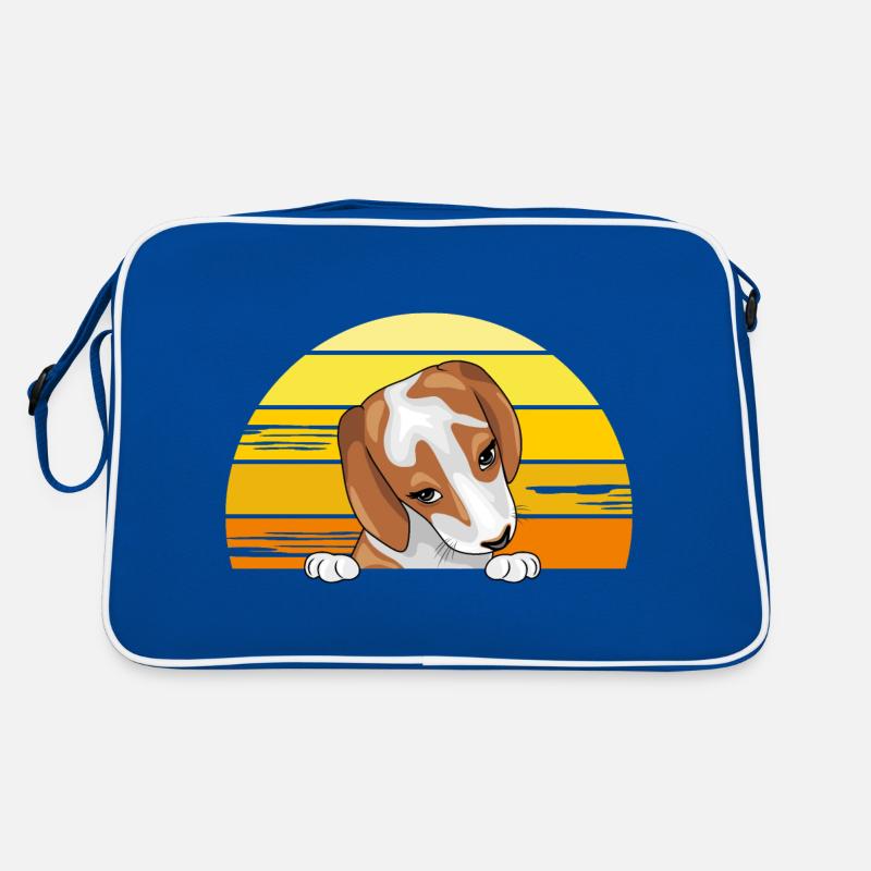 Peeking Beagle chiot Sac Retro