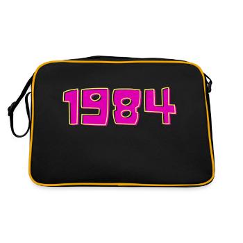 Year 1984 Pink and Yellow - Retro Bag - black/gold - Back