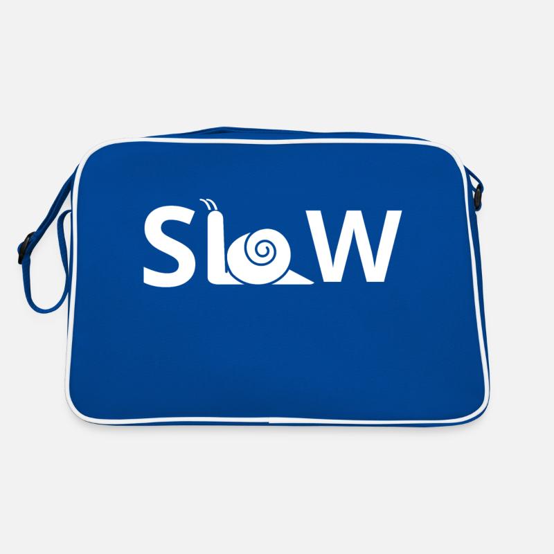 Langsame Schnecke Retro Tasche