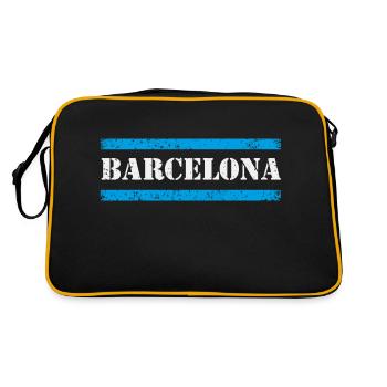 Barcelona Vintage - Retro Bag - black/gold - Back