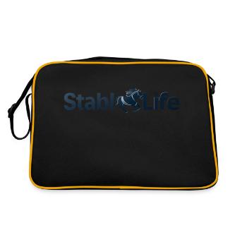 HORSE, STABLE LIFE - Retro Bag - black/gold - Back