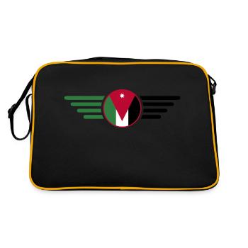 J’aime Jordan, T-shirt Style Design - Sac Retro - noir/or - Dos