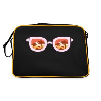 lunettes de soleil - Sac Retro - noir/or - Dos