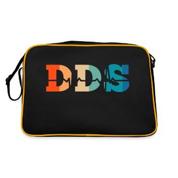 Battement de cœur rétro Doctor of Dental Surgery - Sac Retro - noir/or - Dos