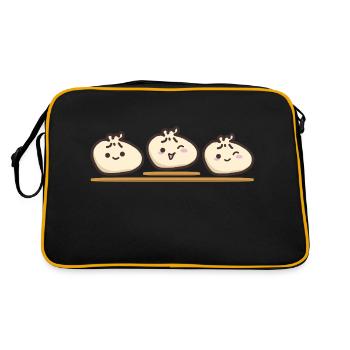 Dim sum family reunion - Retro Bag - black/gold - Back
