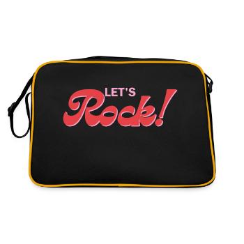 Faisons du rock - Rock & Roll - Sac Retro - noir/or - Dos