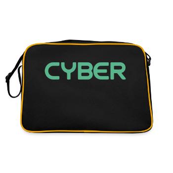 CYBER - Retro Bag - black/gold - Back