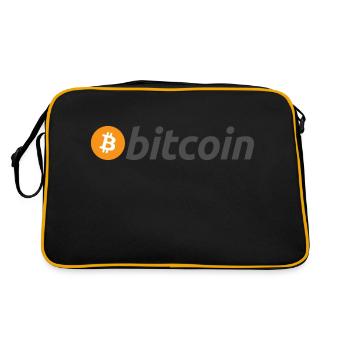 Bitcoin - Retro Bag - black/gold - Back