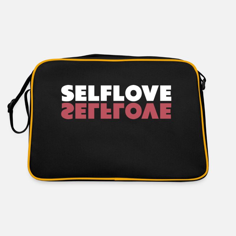 Selbstliebe und Selbstbewusstsein, Unabhängigkeit Retro Tasche