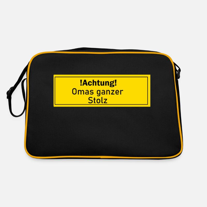 Omas Stolz Oma Liebling Geschenk Geschenkidee Retro Tasche