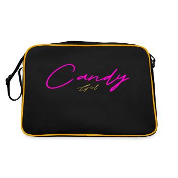 Cadeau Candy Girl Rose - Sac Retro - noir/or - Dos