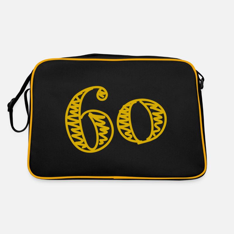 60 ANS. 60e ANNIVERSAIRE. ANNIVERSAIRE 60 ANS. 60 Sac Retro