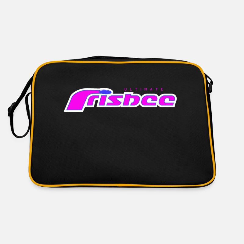 ultimate frisbee purple Retro Tasche