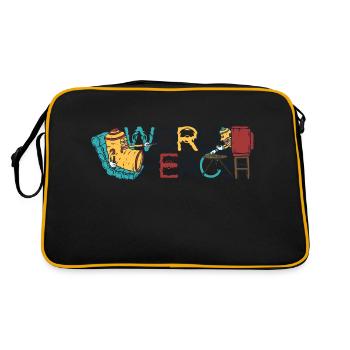 420 World Peace TV - Sac Retro - noir/or - Dos