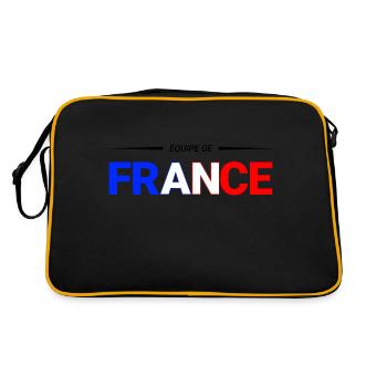 Equipe de France - Sac Retro - noir/or - Dos