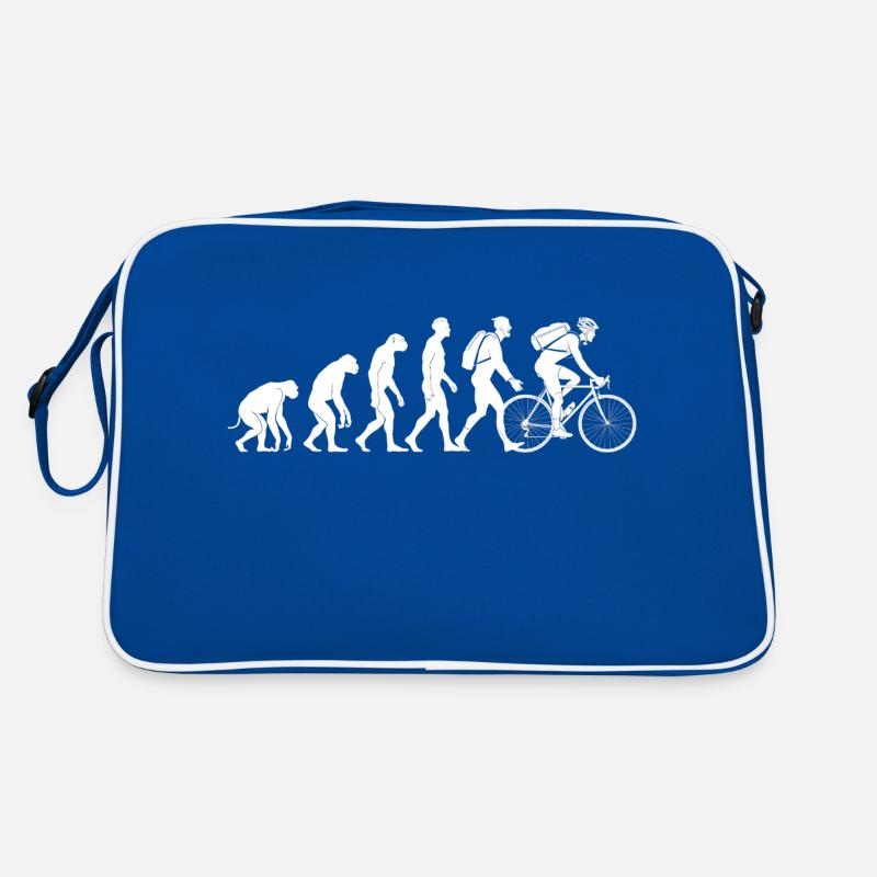 Vélo Evolution Cycliste Vélo Biker Cyclisme Sac Retro
