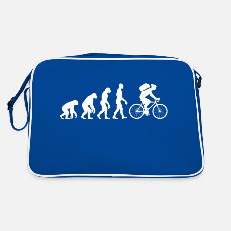 Vélo Evolution Cycliste Vélo Biker Cyclisme Sac Retro