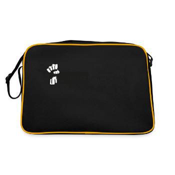 Dissjockey À la recherche d’ennuis - Sac Retro - noir/or - Dos