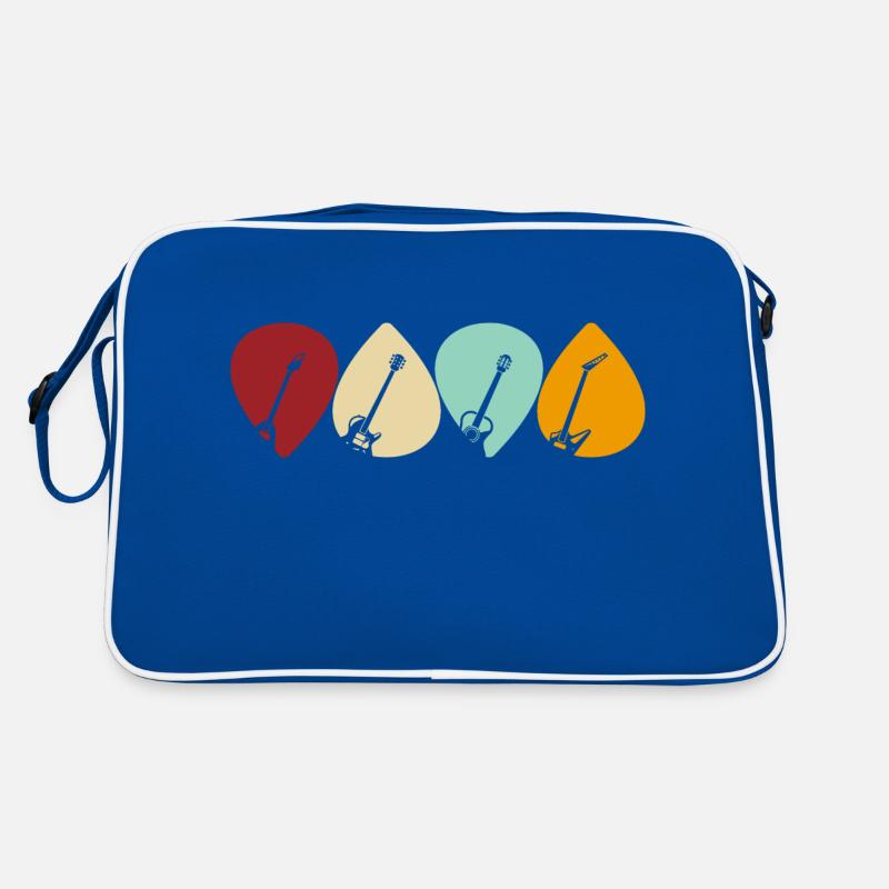 Conception de médiator pour guitaristes dans un style rétro Sac Retro