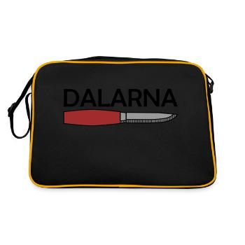 Dalécarlie - Sac Retro - noir/or - Dos