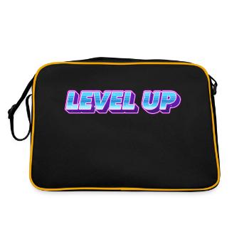 Passez au niveau supérieur - Sac Retro - noir/or - Dos