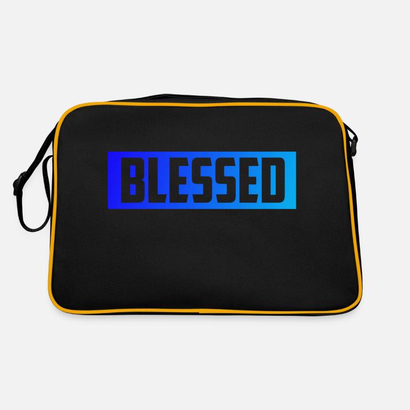 Blessed happy and content! Retro Bag