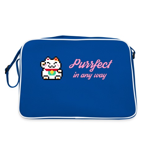 Purrfect in any way (Pink) - Retro Bag