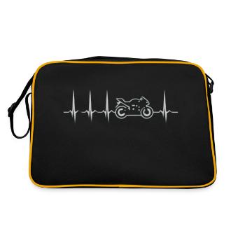 Motorcycle Lifeline - Retro Bag - black/gold - Back