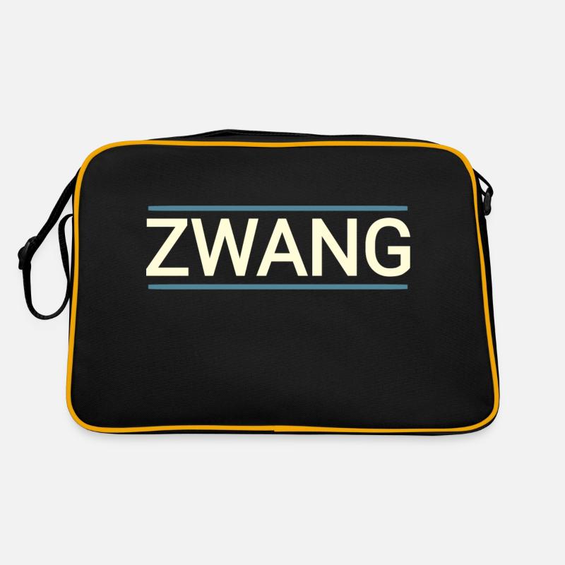 Compulsion baiger text Retro Bag