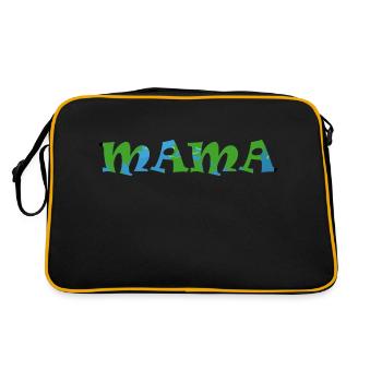 Maman - Sac Retro - noir/or - Dos