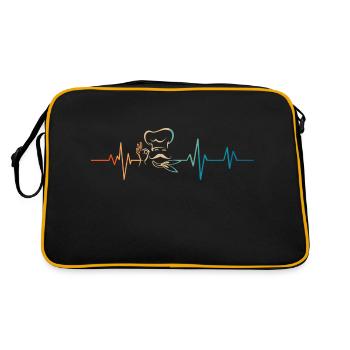 Heartbeat Retro Chef - Retro Bag - black/gold - Back