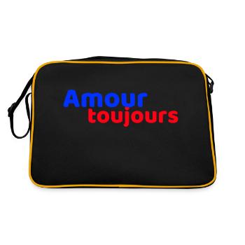 Love Always - Retro Bag - black/gold - Back