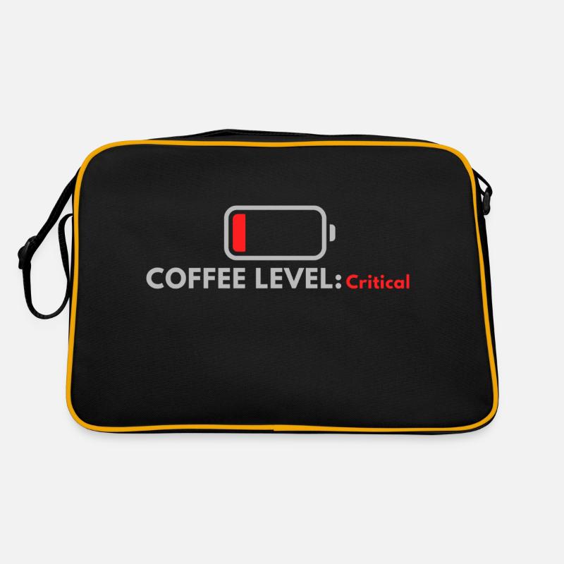 Coffee Level: Critical Retro Bag