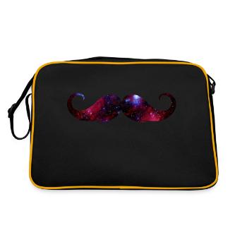 moustache universe - Retro Bag - black/gold - Back