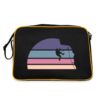 Falling into nothingness - Retro Bag - black/gold - Back