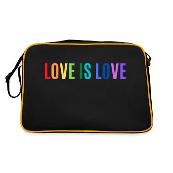 L’AMOUR EST L’AMOUR - Sac Retro - noir/or - Dos