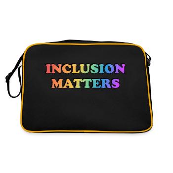 Inclusion Matters Rainbow - Retro Bag - black/gold - Back