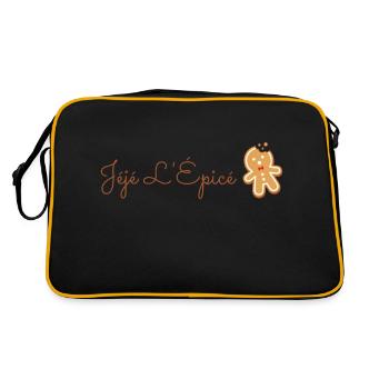 Logo marque Jéjé L'Épicé - Sac Retro - noir/or - Dos