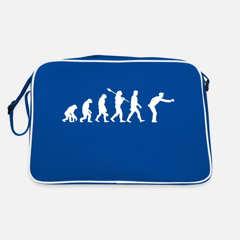 Évolution du Singe au Joeur de Pétanque Sac Retro