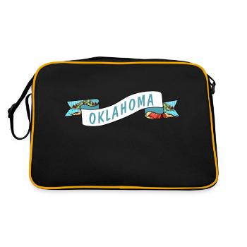 Oklahoma - Retro Bag - black/gold - Back