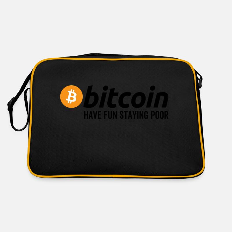 Bitcoin Have Fun Staying Poor Retro Bag