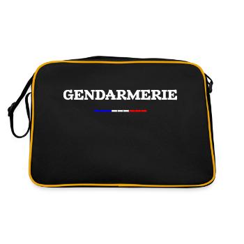 Gendarmerie 2 - Sac Retro - noir/or - Dos